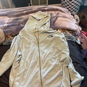 Mint Green north face jacket